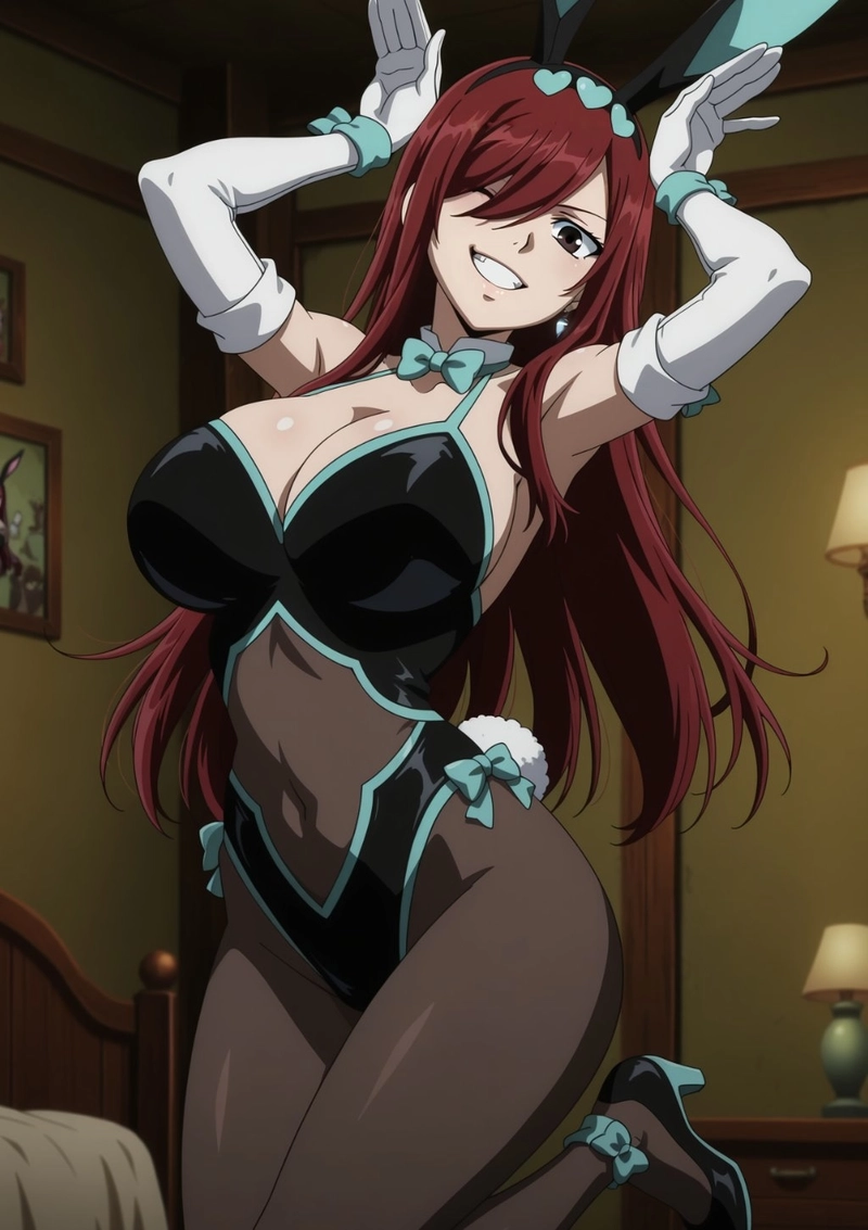 Ảnh Erza Scarlet ngực to quyến rũ 